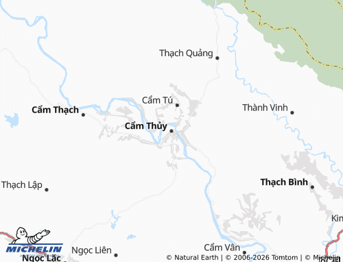 Mapa MICHELIN Cẩm Thủy - ViaMichelin