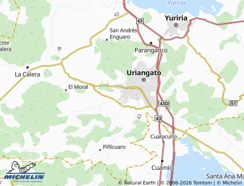 Mapa MICHELIN Unión Libre Democrática - ViaMichelin