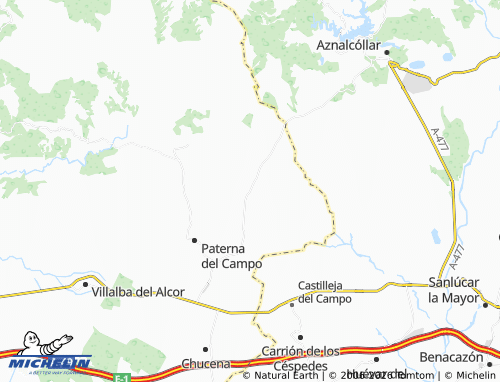 Mapa MICHELIN Aldea de Tejada - ViaMichelin