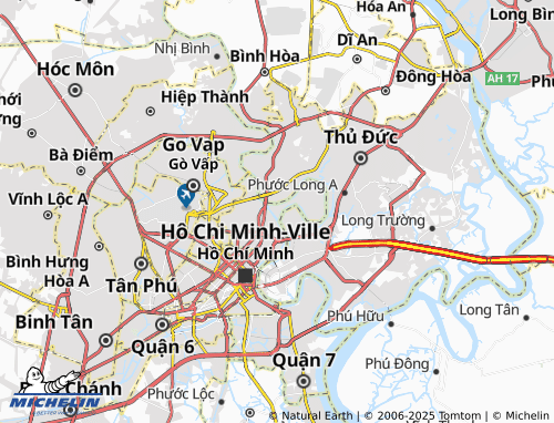 MICHELIN Phường 27 map - ViaMichelin