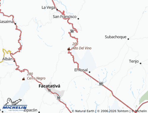 Carte MICHELIN Sabaneta - ViaMichelin