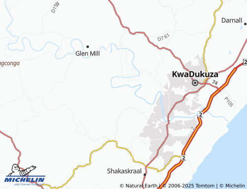 MICHELIN Hanguza map - ViaMichelin