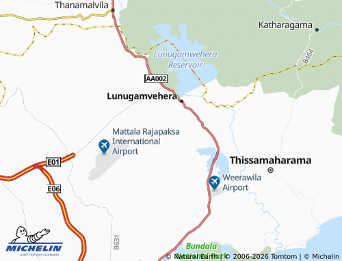 MICHELIN-Landkarte Ittanwekada - ViaMichelin