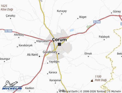 MICHELIN Yavruturna map - ViaMichelin