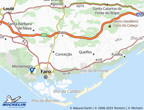 MICHELIN Pechão map - ViaMichelin