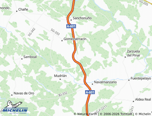 MICHELIN Pinarejos map - ViaMichelin