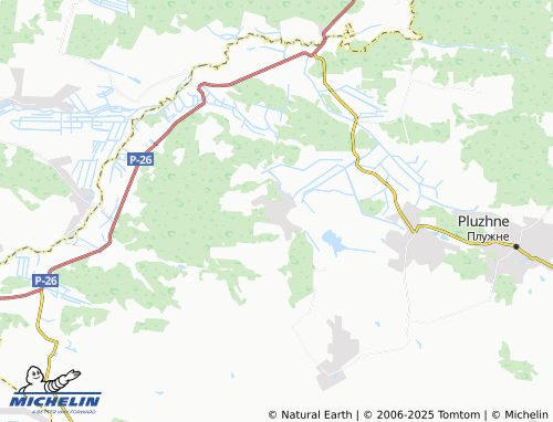 MICHELIN-Landkarte Velyka Radohoshch - ViaMichelin