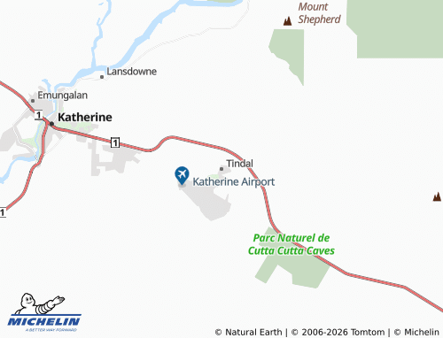 Mapa MICHELIN Tindal - ViaMichelin