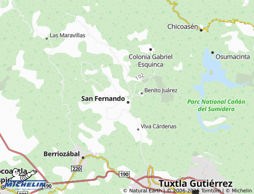 Mapa MICHELIN El Rosario - ViaMichelin