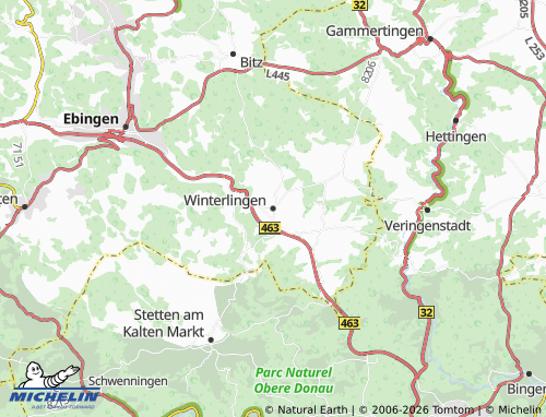 MICHELIN-Landkarte Winterlingen - ViaMichelin