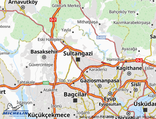 MICHELIN Sultangazi map - ViaMichelin