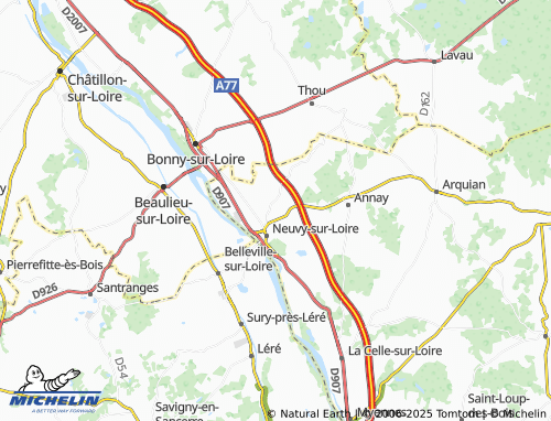 MICHELIN-Landkarte Gardefort - ViaMichelin