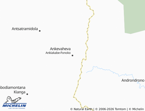 MICHELIN Ankiakabe-Fonoko map - ViaMichelin