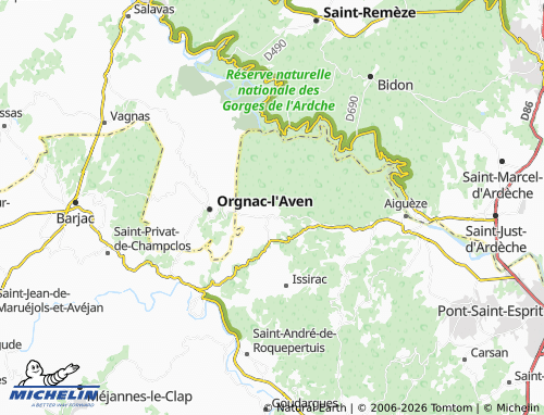 Mappa MICHELIN Le Garn - ViaMichelin