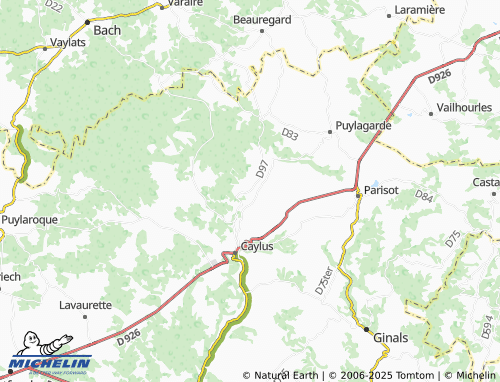 Carte MICHELIN Lacapelle-Livron - ViaMichelin