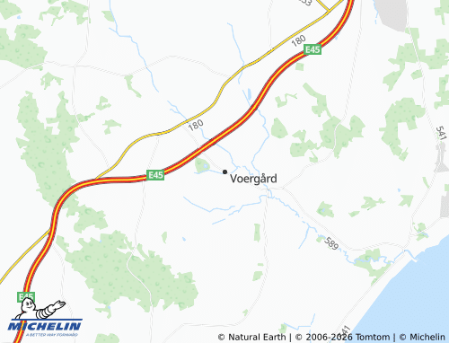 Mapa MICHELIN Voergård - ViaMichelin
