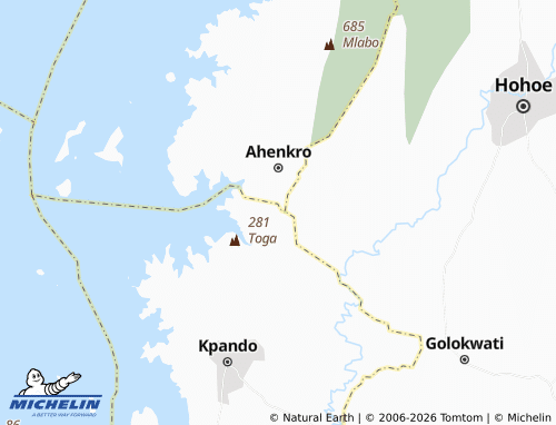 MICHELIN Paprawusi map - ViaMichelin