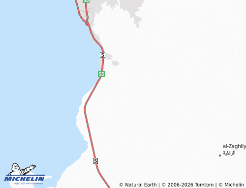 Kaart MICHELIN al-Sina'iyyah - ViaMichelin