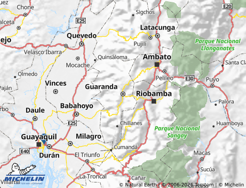 MICHELIN-Landkarte Bolívar - ViaMichelin