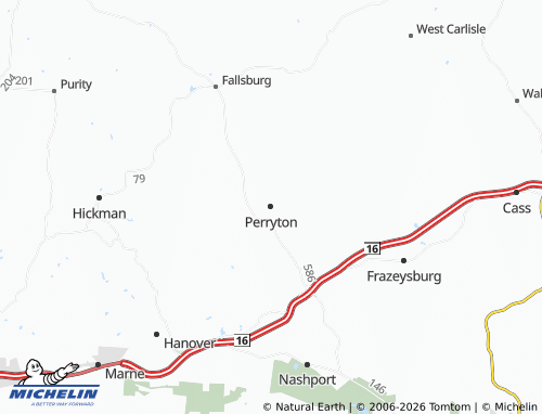 Mapa MICHELIN Perryton - ViaMichelin