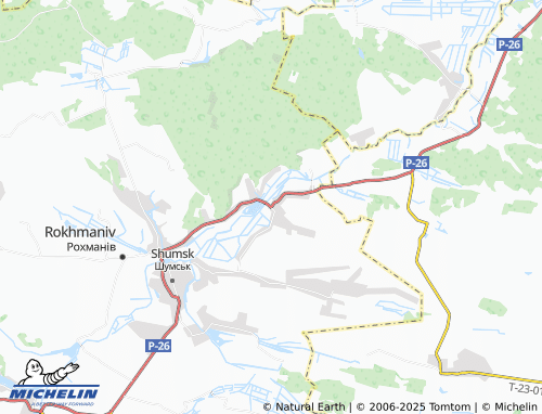 MICHELIN Surazh map - ViaMichelin