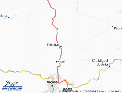 Mappa MICHELIN Teixeiras - ViaMichelin
