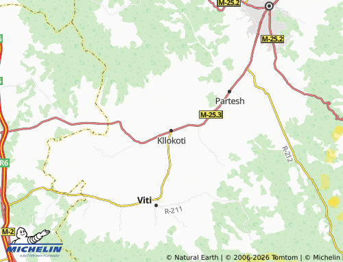 Carte MICHELIN Kllokoti - ViaMichelin