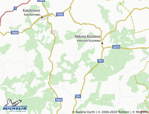 MICHELIN Ruzhitsa map - ViaMichelin