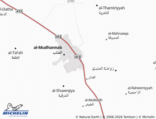MICHELIN-Landkarte al-Wuroud - ViaMichelin