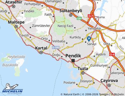Mapa MICHELIN Çınardere - ViaMichelin