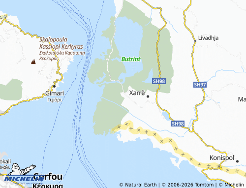 MICHELIN Vrinë map - ViaMichelin
