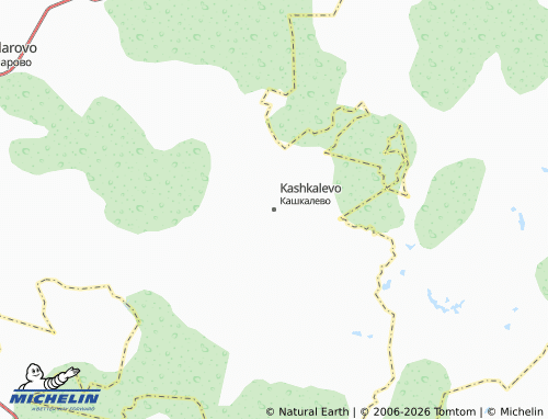 MICHELIN-Landkarte Kashkalevo - ViaMichelin
