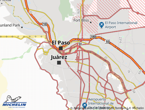 Mapa MICHELIN Hidalgo - ViaMichelin