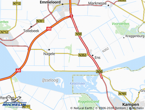 Mapa MICHELIN Schokland - ViaMichelin