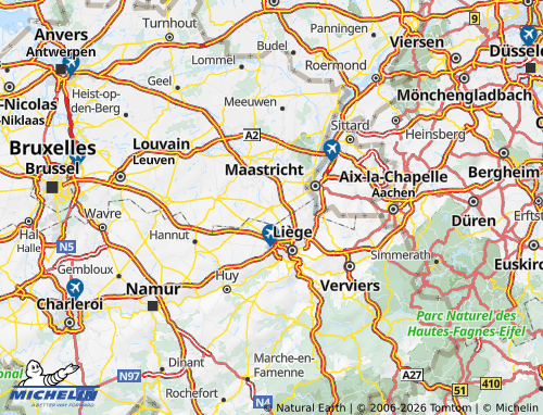 Mappa MICHELIN Tongeren - ViaMichelin