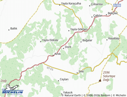 Mappa MICHELIN Dont - ViaMichelin