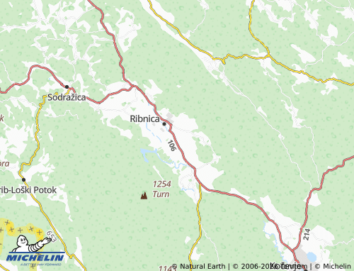 MICHELIN-Landkarte Goriča Vas - ViaMichelin