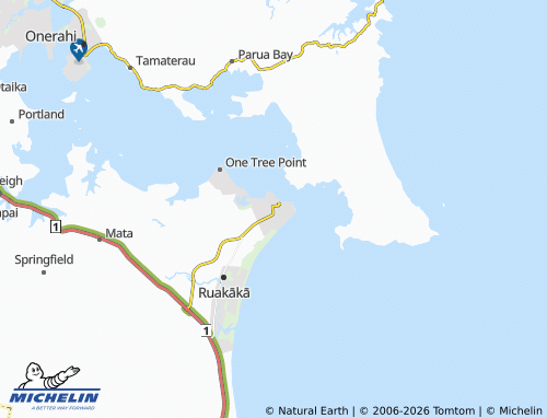Mapa MICHELIN Marsden Point - ViaMichelin