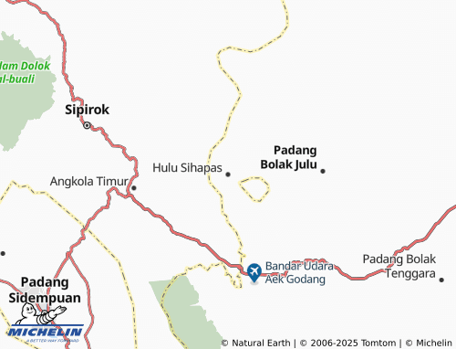 MICHELIN Hulu Sihapas map - ViaMichelin