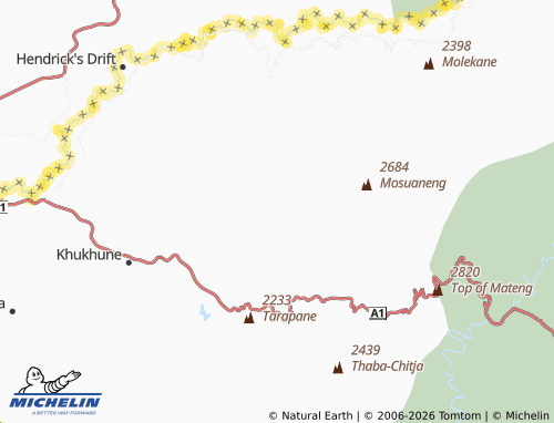 Mapa MICHELIN Ntsirele - ViaMichelin