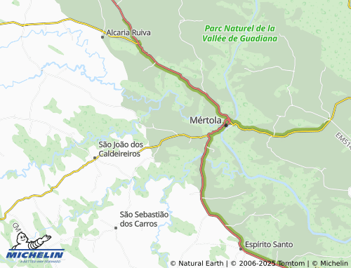 MICHELIN Namorados map - ViaMichelin