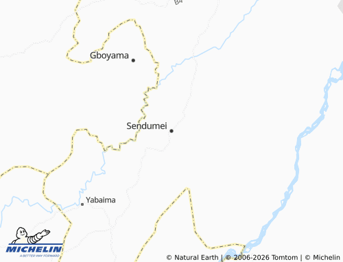 MICHELIN Senduma map - ViaMichelin