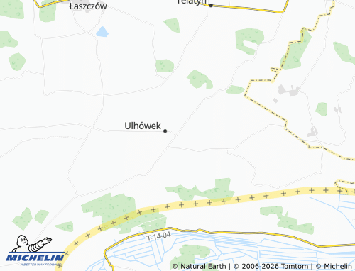 MICHELIN-Landkarte Ulhówek - ViaMichelin