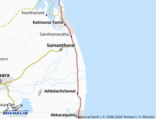 Mappa MICHELIN Ninthavur 20 - ViaMichelin