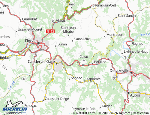 Mappa MICHELIN Le Puech - ViaMichelin