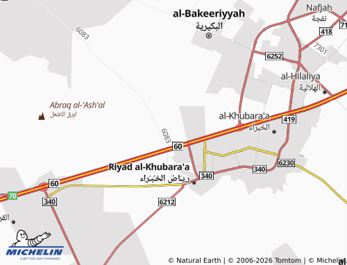 MICHELIN-Landkarte al-Muntazah - ViaMichelin