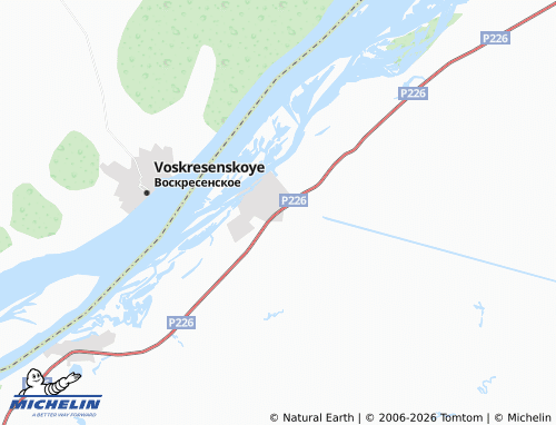 MICHELIN-Landkarte Podlesnoye - ViaMichelin