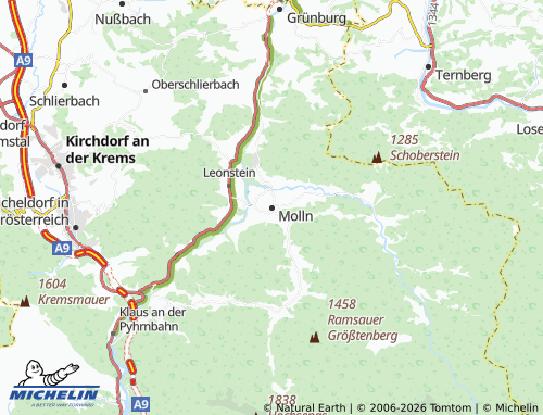 MICHELIN Molln map - ViaMichelin