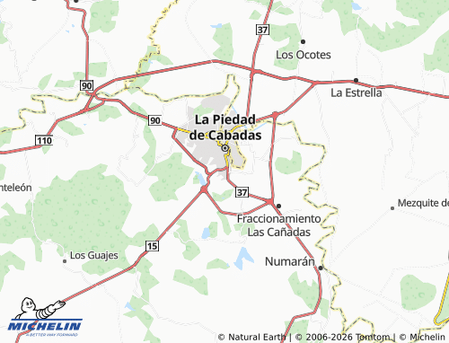 Mapa MICHELIN Nueva Banquetes - ViaMichelin