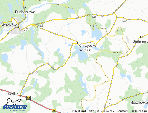 Carte MICHELIN Łężeczki - ViaMichelin